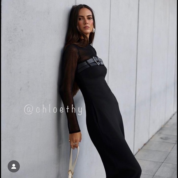 Zara BELTED STRAPLESS JUMPSUIT - Picture 8 of 10